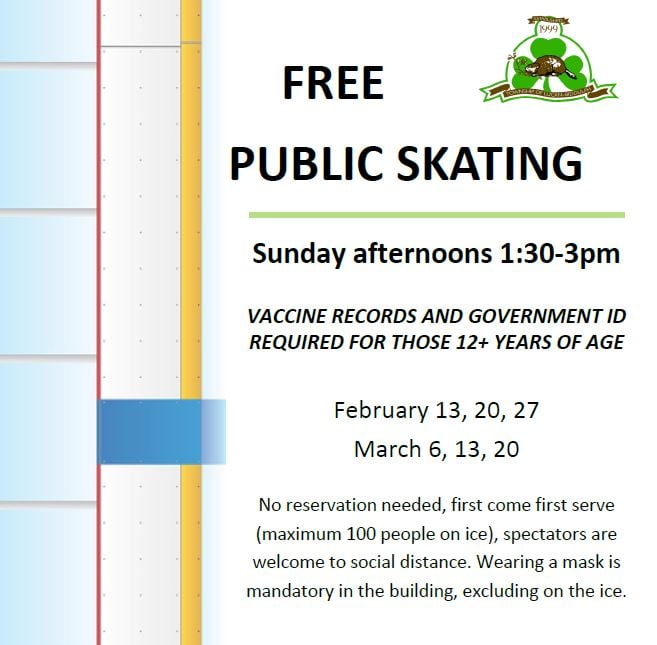 Public Skating Feb 2022 
